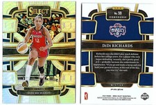 DIDI RICHARDS 2024 WNBA SELECT BASKETBALL SILVER PRIZM 59 WASHINGTON MYSTICS