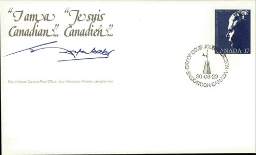 CANADA 1. Day of Issue Cover Brief FDC Ersttagsbrief John G. Diefenbaker 1979