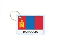 Keychain Double-Sided Flag MN MONGOLIA