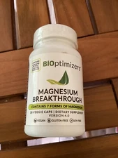 Bioptimizers Magnesium Breakthrough all 7 essential forms - 30 capsules 250mg ea