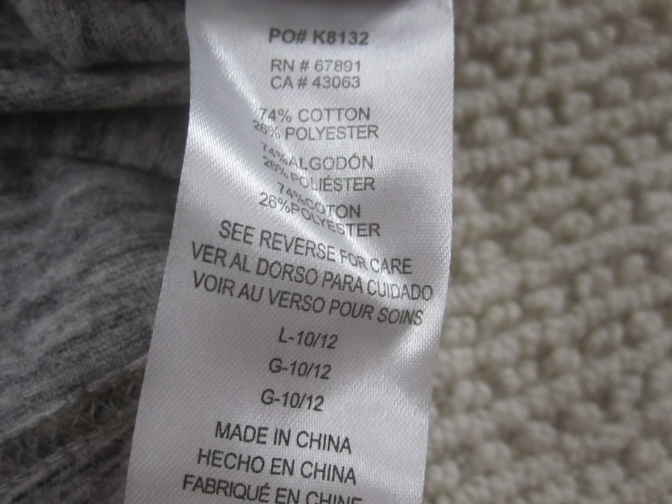 Camisa Ohio State Niños Grande Gris Buckeyes Nation University Cuello Redondo Niños Foto 4 de 4