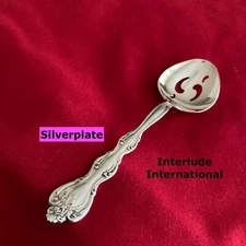 International INTERLUDE Relish Spoon 5" Silverplate