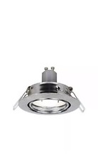 10 x Ceiling Downlight IP20 Chrome Effect Adjustable 230lm LED Light 3.8W