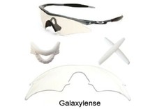 Galaxy Replacement Lenses  Rubber Kits For Oakley M Frame Sweep Clear Color