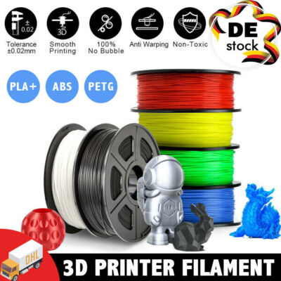 3D Drucker Filament 1KG Rolle ABS PLA+ TPU PETG HIPS SILK MFLEX 1,75mm Printer