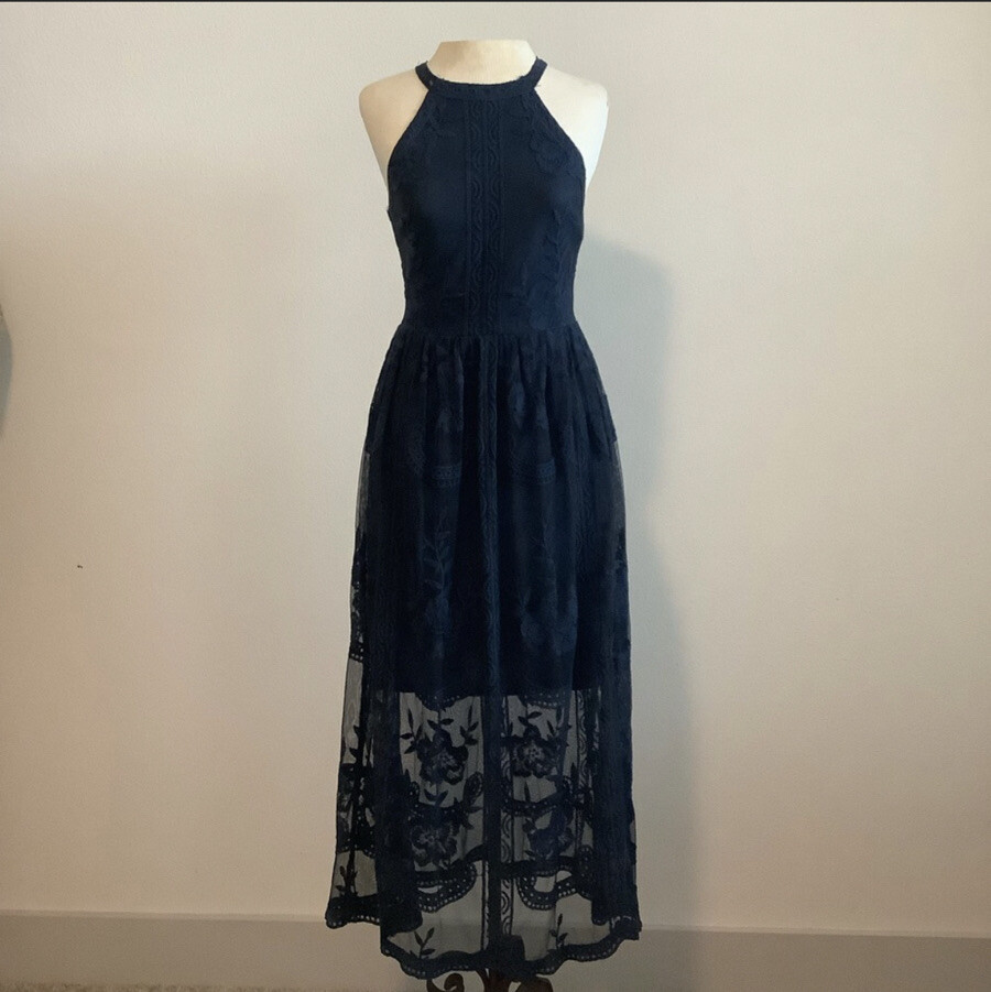 Altar'd State Blue Lace Maxi Dress Size Small | eBay Altar'd State Blue Lace Maxi Dress Size Small | eBay