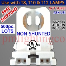 T8 or T12 LED/FLUORESCENT TUBE TOMBSTONE LAMP HOLDER LIGHT SOCKET END FIXIN 1226