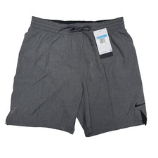NEW Nike Swim Men's Essential Vital 7" Volley Shorts Gray Size Medium