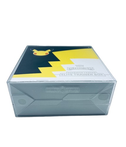 Plastic Box Protector SCRATCH & UV RESISTANT Pokemon Center Celebrations ETB - Picture 2 of 7