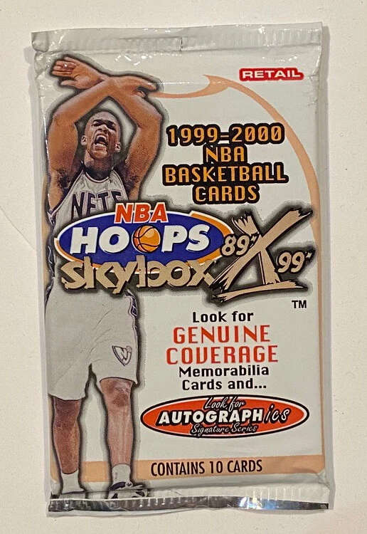 3 Packs 1999-00 Skybox NBA Hoops 89X99 Basketball Factory Sealed Packs - Image 2 of 3