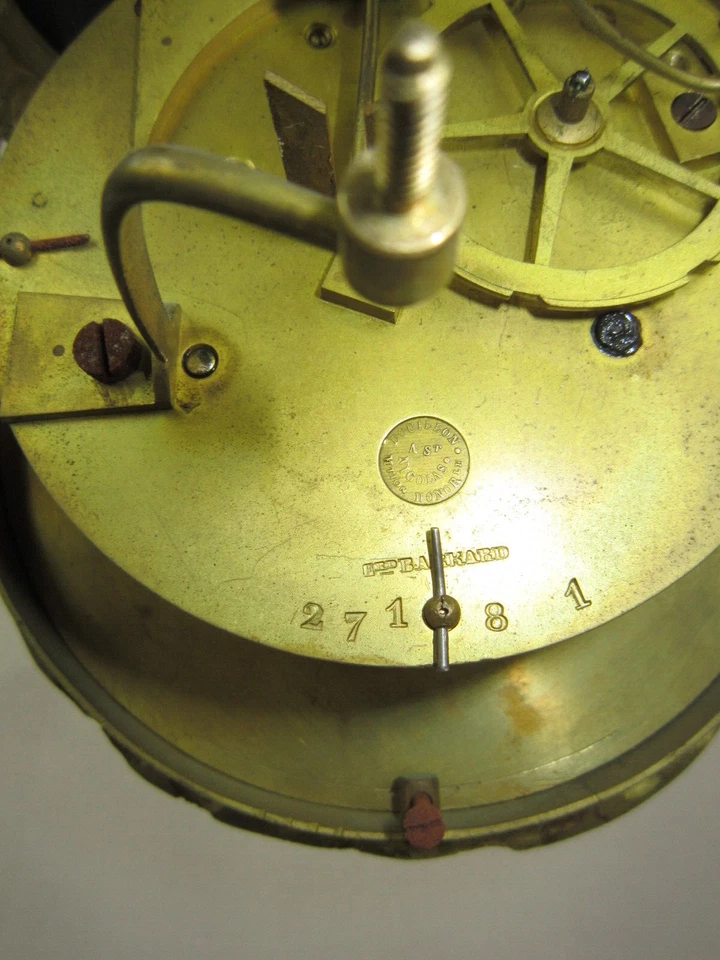 Horloge Pendule Portique d'époque Napoleon III 19ème siècle Douillon ST Nicolas - Photo 3/4