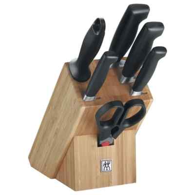 Zwilling Messerblock Set Natur  **** VIER STERNE  7-tlg. NEU