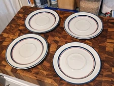 The Cellar - Macy's Perimeter Japanese Stoneware - Set Of 4 Saucers  Vintage MCM