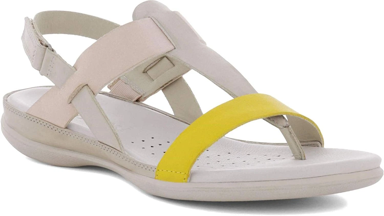 ECCO Sandalo Donna Flash Toe Post Merigold Ghiaia Polv di Rosa 8 8 5 ***