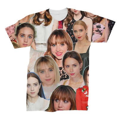 Zoe Kazan Photo Collage T-shirt