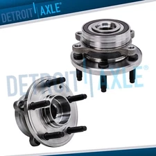 Front Wheel Bearing and Hubs for 2013-2019 Ford Police Interceptor Sedan Taurus