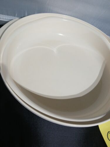 Tupperware Pila Cocina Microondas Repuesto 1 Qt Plato Beige/Tostado 2194A - Imagen 2 de 8