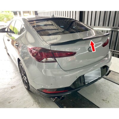 Unpainted FRP Fit For Hyundai AD 6.5th Elantra M4 Look Trunk Spoiler 2019-2020