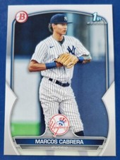 2023 Bowman Prospects 1st Bowman Marcos Cabrera New York Yankees BP-46