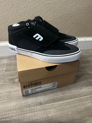 Etnies Andy Anderson Skate Mens Size 7 Black Sneakers Casual Shoes - NEW - Picture 3 of 6