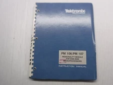 Tektronix PM 106/Pm 107 Personality Module Manual 070-3473-00