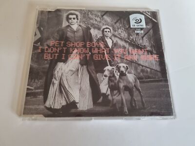 Pet Shop Boys   I Don't Know What You Want But I Can't Give It Any More CD
