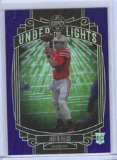 JUSTIN FIELDS 2021 PANINI LEGACY PURPLE HOLO UNDER THE LIGHTS ROOKIE RC #D 20/35