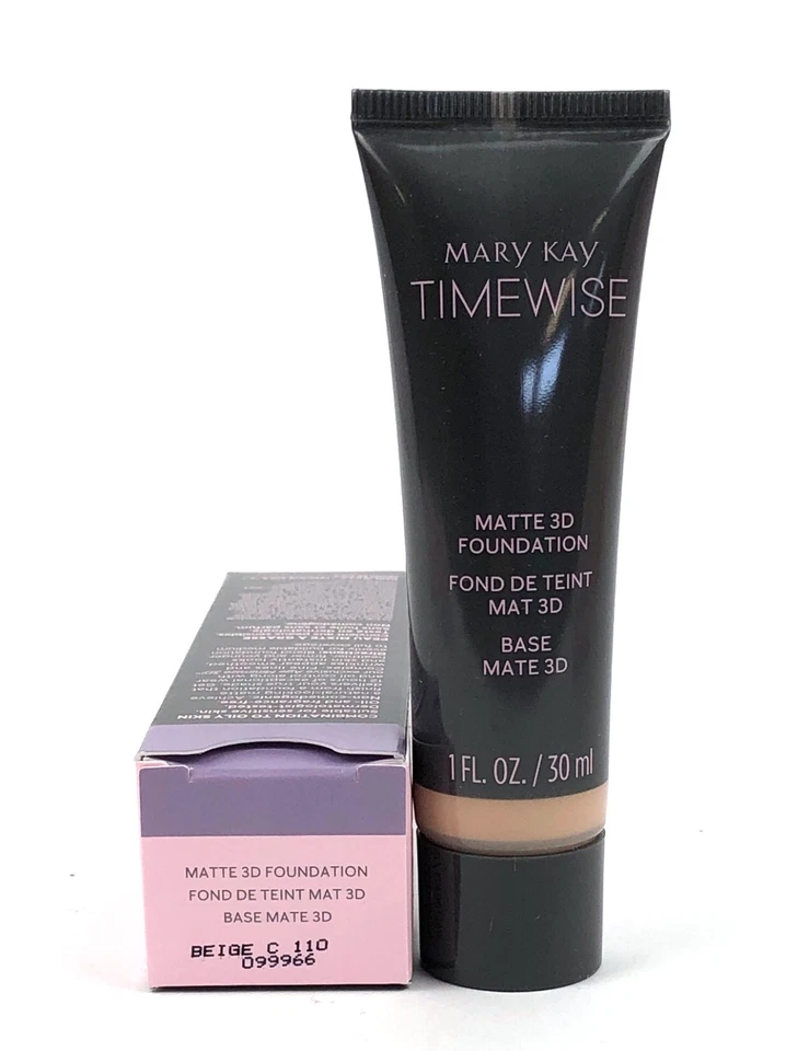 MARY KAY TIMEWISE MATTE 3D FOUNDATION~YOU CHOOSE SHADE~IVORY~BEIGE~BRONZE~NIB! - Image 4 of 4