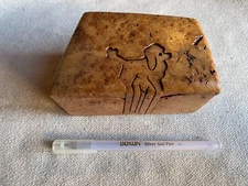 Richard Rothbard signed wood 4 piece puzzle box