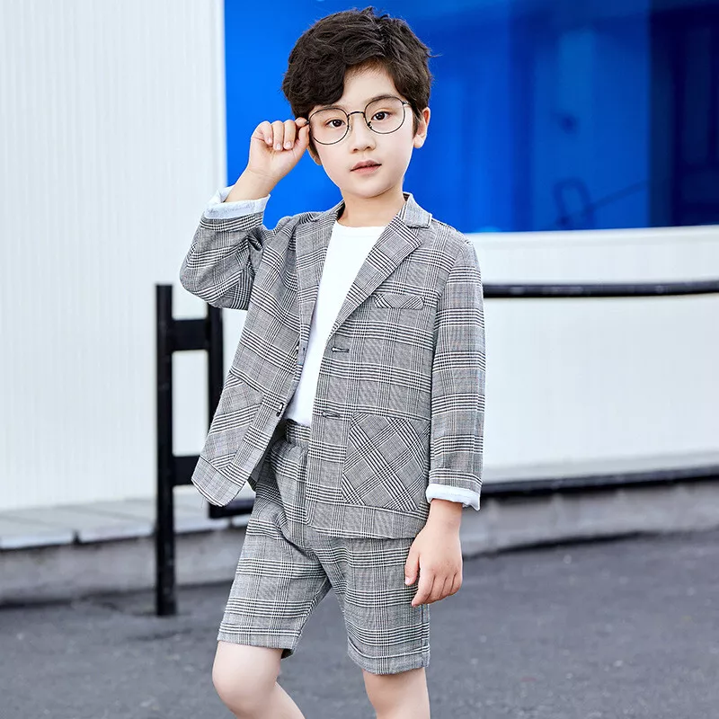 3pcs Kids Boys Summer children s suit 2023 Fashion Handsome Formal