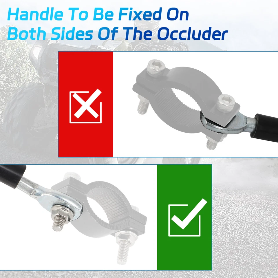 For Can-Am Outlander Renegade ATV Mud Strap Grab Handle 7/8" - 1 1/8" 715003053 Foto 4 de 4