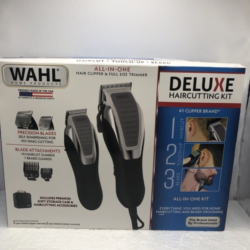 Wahl Deluxe Haircutting Kit - All In One Razor Kit New Sealed | eBay