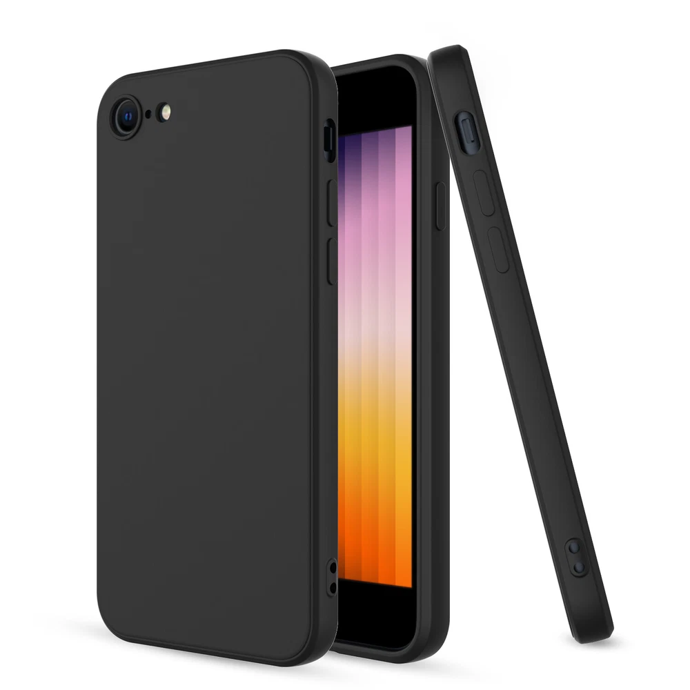 Phone Case For iPhone 7 8 SE 2nd 3rd 2022/2020 Liquid Silicone Screen Protector Phone Case For iPhone 7 8 SE 2nd 3rd 2022/2020 Liquid Silicone Screen Protector