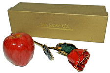 Real Gold Dipped Red Rose 24 K