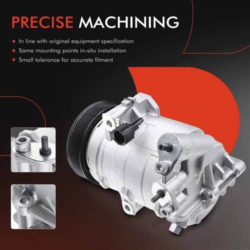 A/C AC Compressor for Nissan Pathfinder R51 2005-2013 4.0L Petrol w/ Belt Pulley - Picture 5 of 11