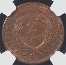 NGC Certified US Two Cents 1865 Year for sale | eBay