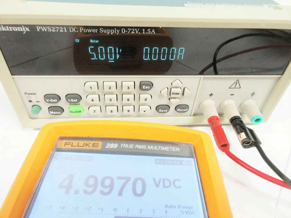 TEKTRONIX PWS2721 DC POWER SUPPLY 0 - 72 V ADJUSTABLE 0 - 1.5 A - Image 3 of 4