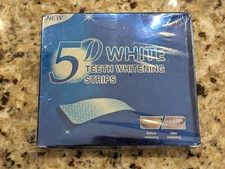5D Teeth Whitening Strips Safe Effective Sealed