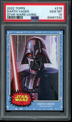 2022 Topps Star Wars Living Set #278 Darth Vader PSA 10 Gem Mint
