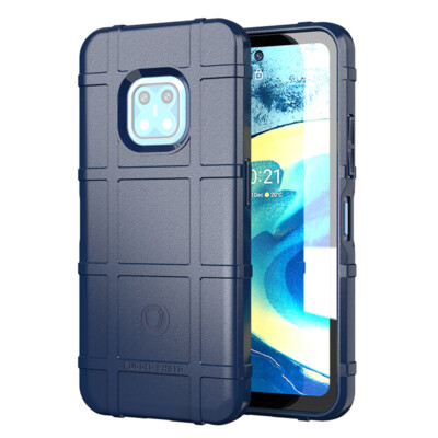 For Nokia XR20, Luxury Shockproof Hybrid Armor Defender Soft Rubber Case Cover