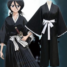 Anime Peripheral Kurosaki Ichigo Robe Cloak Coat Cosplay Halloween Costume