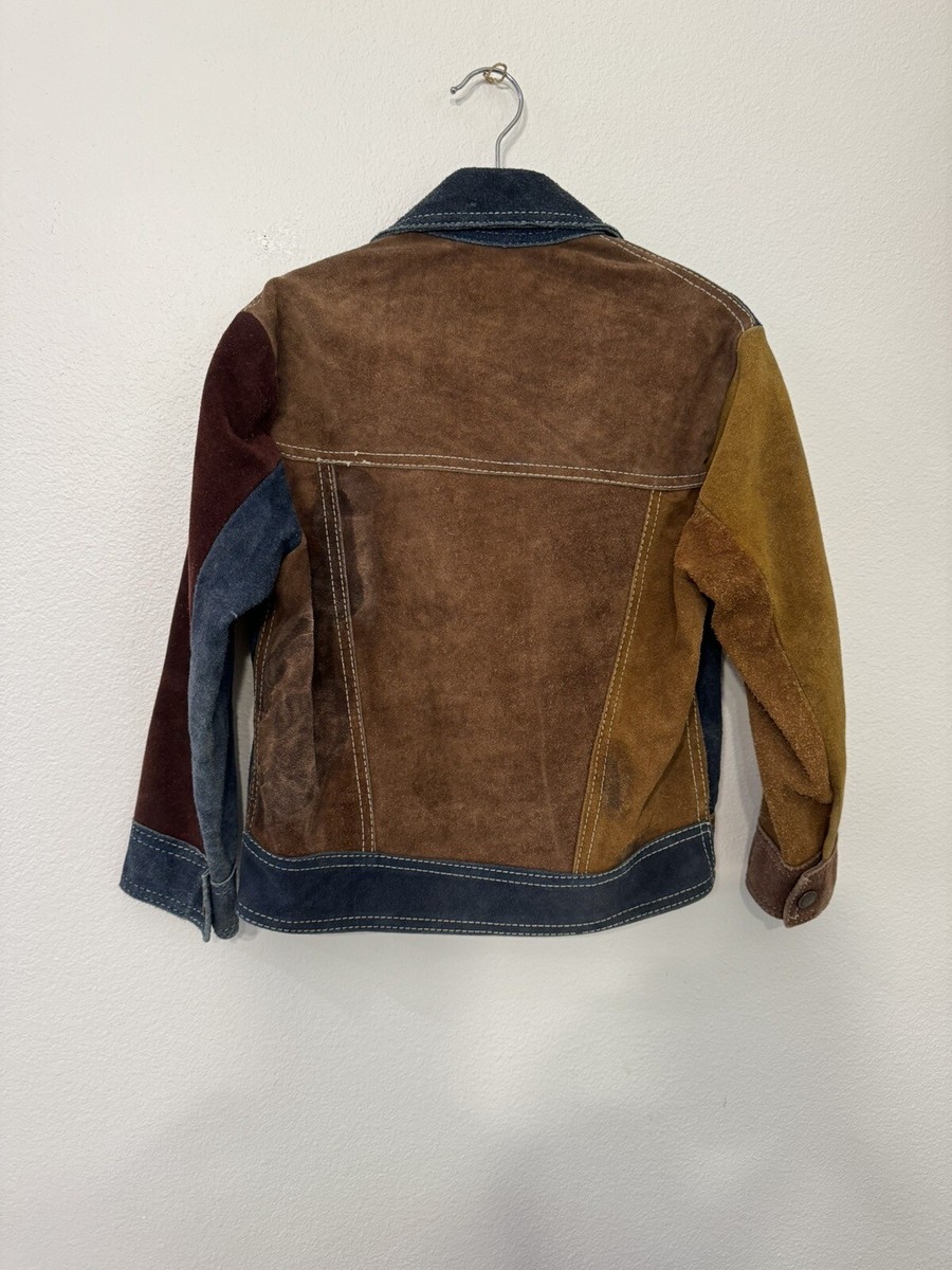 VINTAGE Joker Suede Leather Jacket Youth 8-9 Western
