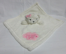 Baby Gear Teddy Bear lovey Thank Heaven For Little Girls Security Blanket pink