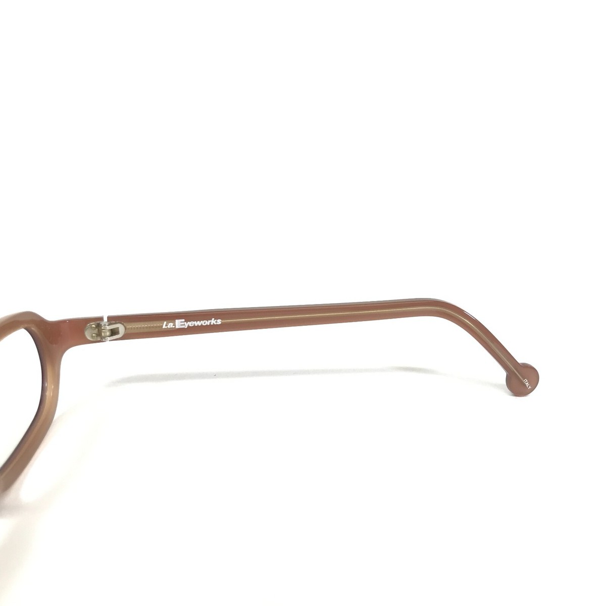 Vintage la Eyeworks Eyeglasses Frames TEXAS 759 Brown Burgundy Red