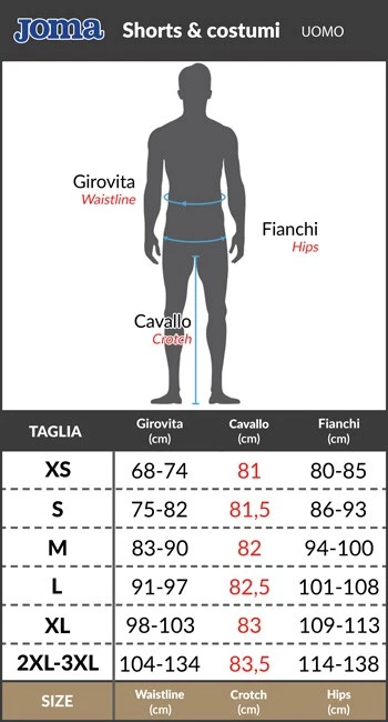  Costume da Bagno shorts pantaloncini UOMO Joma PARTY Short Arancione Bianco  - Immagine 2 di 4