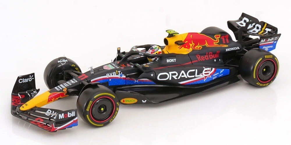 F1 Red Bull RB19 Burago Miniature de Collection Sergio Perez pour Bureau