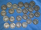 Vintage Mercury Dime's Lot of 24