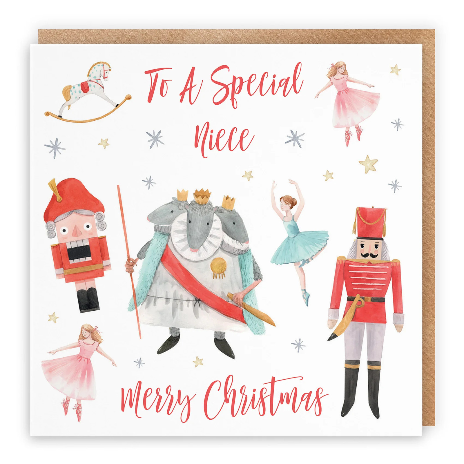 Niece Christmas Card Nutcracker