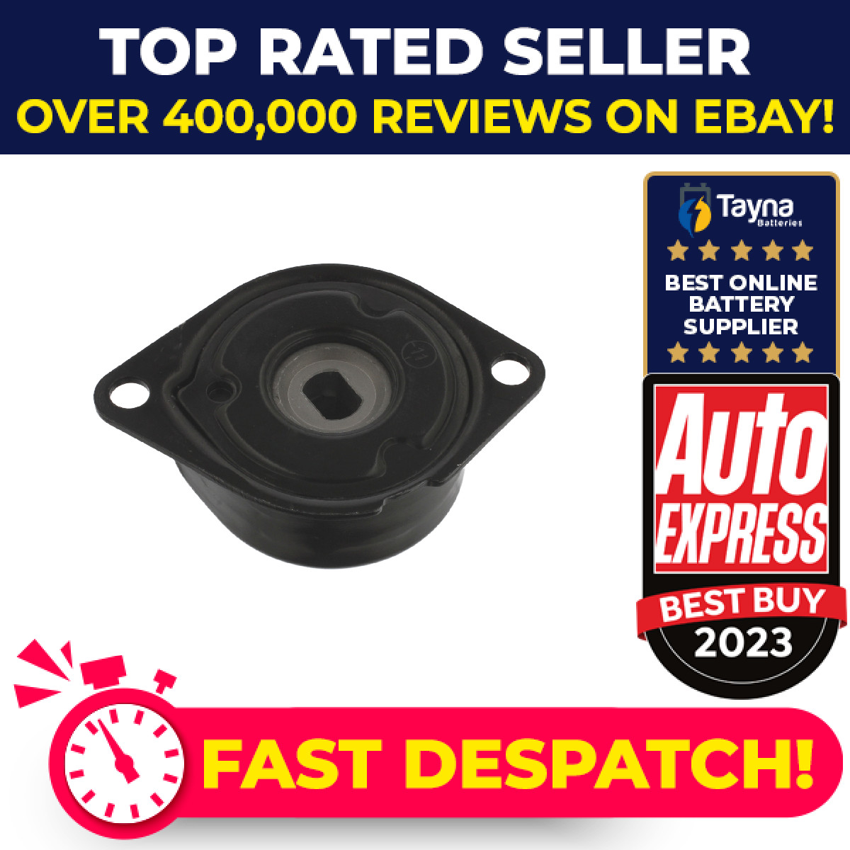 Aux Belt Tensioner fits VW CARAVELLE Mk4 2.5 1.9D 2.4D 2.5D 90 to 03 Drive Febi
