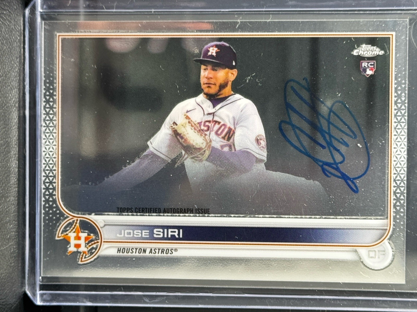 Jose Siri - 2022 Topps Chrome Rookie Auto #RA-JS Auto RC Astros Rays